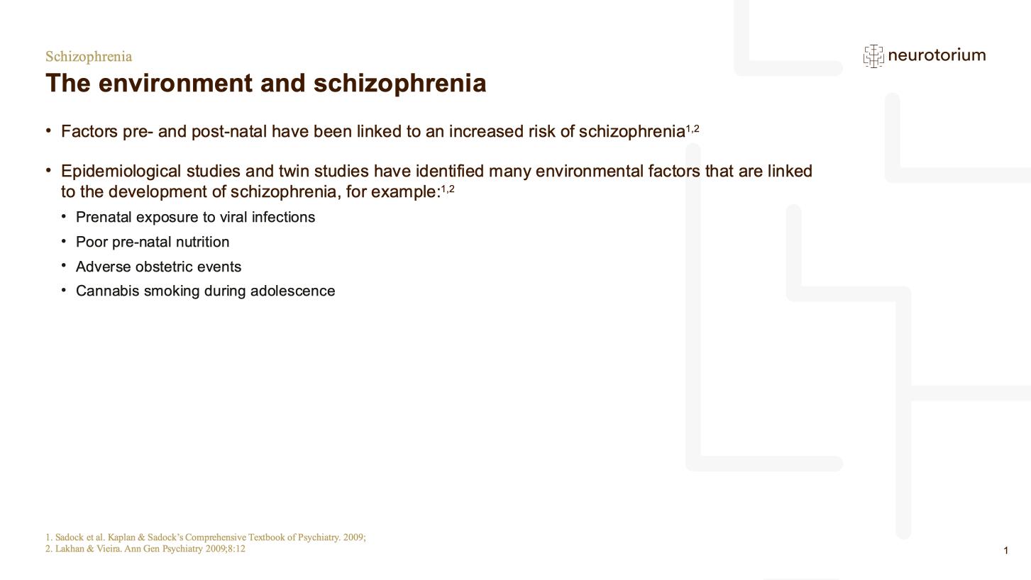 Schizophrenia – Neurobiology and Aetiology – slide 41